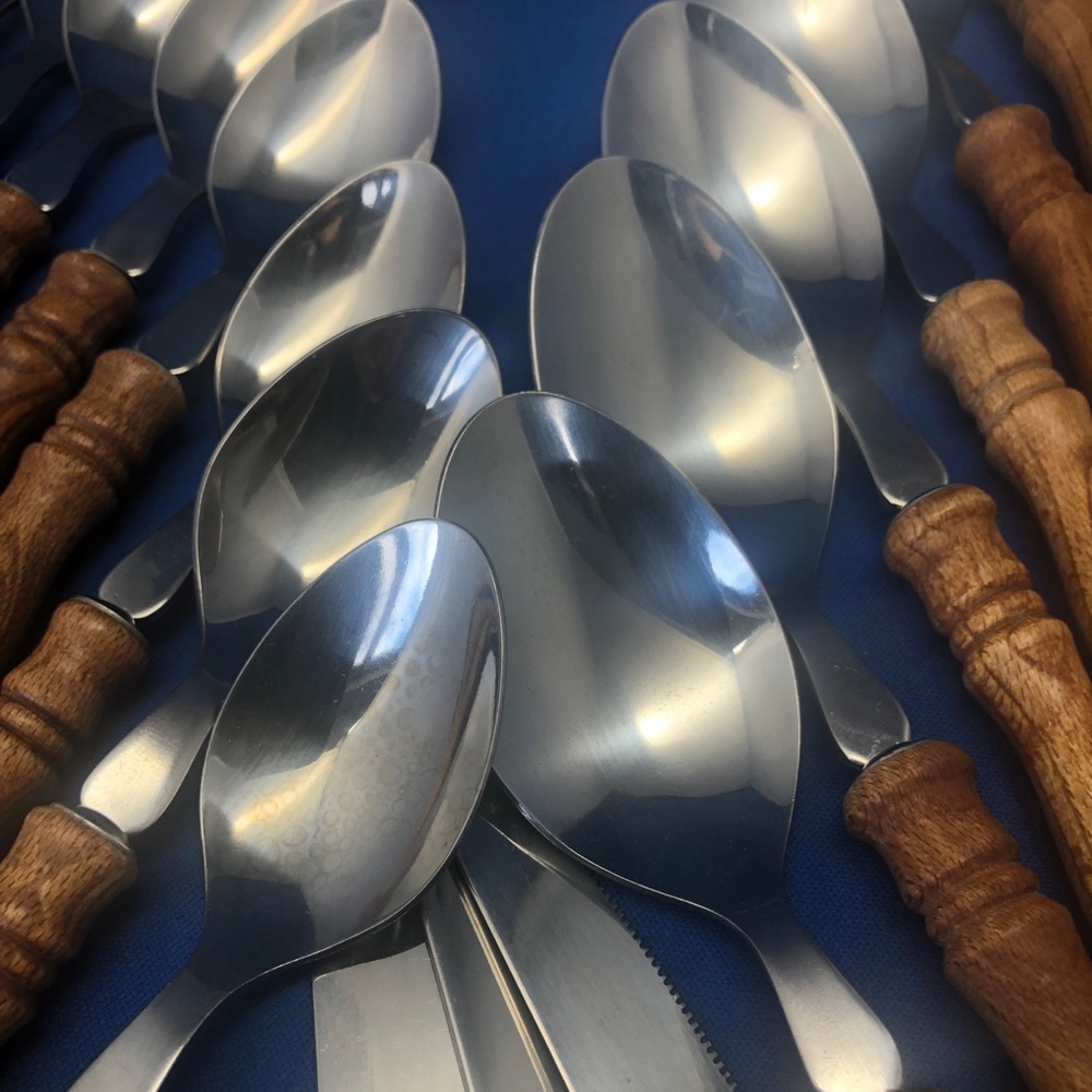 Lifetime cutlery  Handle Old Homestead Set Flatware Silverware Vintage 51 pc - Picture 4 of 11